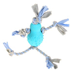 Little Rascals Flower Rope Doll With Fleece Blue 35X10X7 CM