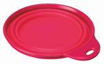 Trixie Bol à Nourriture / Abreuvoir Voyage Solid Edge Silicone Assorti