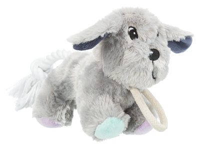 Trixie Junior Plush Dog With Rope 24 CM