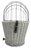 Trixie Bicycle Basket Luggage Carrier With Grid Gray 55X35X49 CM