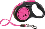 Flexi Retractable Line New Neon Tape Noir / Rose Néon