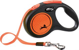 Flexi Retractable Line New Neon Tape Noir / Orange Néon