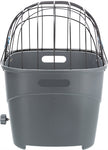 Trixie Bicycle Basket For Luggage Carrier With Wire Dome Plastic Gray 46X36X47 CM