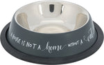 Trixie Food Bowl Cat Stainless Steel Anti Slip Gray 200 ML 15 CM