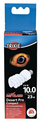 Trixie Reptiland Desert Pro Compact 10.0 Uv-B Lamp 23 WATT 6X6X15,2 CM