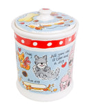 Pot de rangement Blond Amsterdam Chien 16X16X22,5 CM