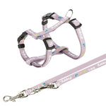 Harnais pour chiots Trixie Junior avec laisse Lilas 23-34X0,8 CM / 2 MTR