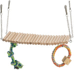 Trixie Hangbrug Hout Met Flos Speelgoed 30X17X9 CM