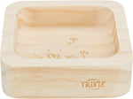 Trixie Voerbak Hout Muis / Hamster 8X8 CM 60 ML