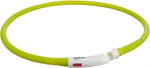 Trixie Halsband Hond Usb Flash Light Lichtgevend Oplaadbaar Groen 70 CM