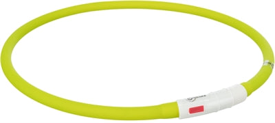 Trixie Halsband Hond Usb Flash Light Lichtgevend Oplaadbaar Groen 70 CM