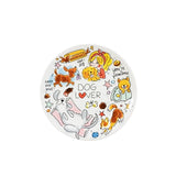 Blond Amsterdam Plate Dog Lover 22 CM