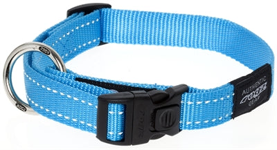 Rogz For Dogs Collier Fanbelt Turquoise 20 MMX34-56 CM