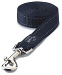 Rogz For Dogs Fanbelt Long Line Black 20 MMX1.8 MTR