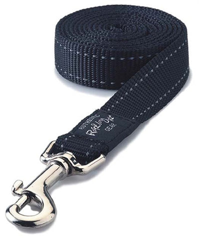 Rogz For Dogs Fanbelt Long Line Black 20 MMX1.8 MTR