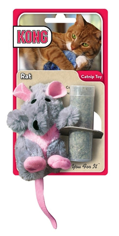 Kong Kat Catnip Rat 9,5X3X5 CM