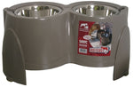 Savic Manger Ergo Feeder Warm Gray 61X35X28 CM 2X1.5 LTR